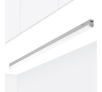 Oktaplex Riga Luminaria LED bajo armario cocina 84cm blanco neutro 4000K tira de luz extensible bajo armario 1270 lumen 12,7W 230V con interruptor