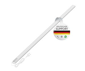 Oktaplex Riva LED iluminación para armarios plano 1150lm blanco neutro 120 cm iluminación para armario empotrado Plata con interruptor iluminación inferior 15W 230V