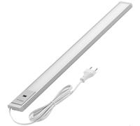 Oktaplex Riva luz bajo armario LED plana regulable blanco cálido 57.5cm cocina sensor 690lm 10W 230V plata
