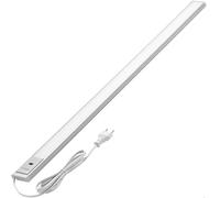 Oktaplex Riva luz bajo mueble cocina LED 90cm regulable blanco cálido 730lm plana Iluminación de cocina con sensor Luz bajo mueble 10W plata