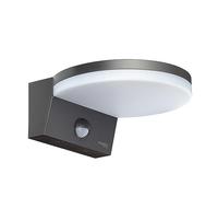 Oktaplex Ros luz exterior con sensor de movimiento IP65 3000K blanco cálido luz exterior LED 1300 lumen 14,6W 230V lámpara de pared antracita