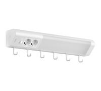 Oktaplex Talin juego de 2 luces bajo armario con zócalo 50cm LED 230V iluminación de cocina con interruptor blanco cálido 3000 Kelvin 1085 lumen 9,7W blanco