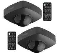 Oktaplex Tim - Detector de movimiento (360 grados, incluye mando a | IP65 Sensor de movimiento por infrarrojos para techo exterior 230 V