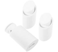 OKUMEYR 3 Piezas Gancho para Radiador de Baño de Plástico Blanco, Soporte para Toallas Calefactoras, Diseño Compacto y Práctico Hogar