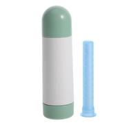 OKUMEYR Cabezal de Ducha de Mano Verde Portátil, con Filtro Conexión G1/2 | Plástico Flujo Suave, con Cartucho Fino Integrado y Fácil Instalación, para Viaje y Dormitorios Antiguos