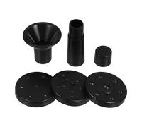 OKUMEYR Fuente del estanque, fuente de baño para pájaros, piezas de bomba de agua para fuente motorizada, 1 juego, ABS negro, jardín, resistente a la deformación