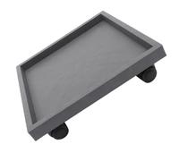 OKUMEYR Soporte para Macetas con Ruedas, Base Cuadrada PP Resina 323mm | Balcón E Interior, Diámetro Exterior 360mm, Desplaza y Organiza Plantas con Facilidad