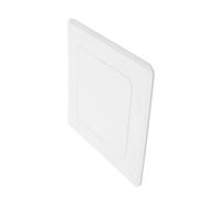 OKUMEYR Tapa para Orificio de Acceso en Paneles de Yeso, Placa de Cubierta de Techo, Abs Blanco, 5,9x5,9x0,4 Pulgadas, para Sistemas Eléctricos y Drywall, Interior, Reformas