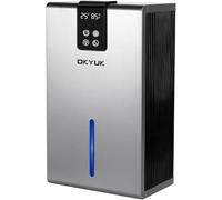 OKYUK Deshumidificador, 2800 ml, deshumidificador eléctrico para el hogar con apagado automático, luz LED de 7 colores, ideal para caravanas, baños, dormitorios, sótanos, GB-0828
