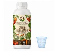 OLD TERRA NATURAL Calcio Quelatado Líquido para Tomates y Pimientos | Corrector de Calcio para Todo el Huerto | Previene la Podredumbre Apical y Aumenta la Cosecha | Abono Natural y Ecol ógico