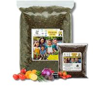 OLD TERRA NATURAL Humus de Lombriz 100% Orgánico y Puro Abono Natural Plantas de Interior, Huerto y Jardín Fertilizante Sin Químicos, con Activador de Suelo Vivo Sustrato para el Crecimiento 1 kg