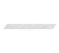 Olfa 215103 Cuchilla cutter troceable de acero inoxidable 80x9mm, Set de 10 Piezas