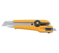 OLFA L-3 - Cúter con bloqueo manual, sistema de reaplicación de cuchillas y cuchilla de 18 mm