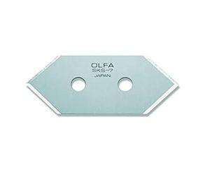 Olfa MCB-1 - Pack de 5 cuchillas de 49 x 20 x 0,3 mm, para cúter MC-45