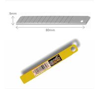 Olfa Repuesto Cutter 9 mm - Cuchilla Fracturable 10 Cuchillas