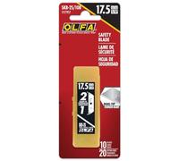 Olfa SKB-2/5B Cuchilla Trapezoidal 72 x 17.5 mm, Color Steel/ Plateado, Espesor 0,6 mm