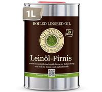 OLI-NATURA aceite de linaza barniz, conservación biológica de la madera, 1 litro, incoloro - natural