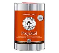 OLI-NATURA Aceite de proyecto para uso interior (especial para muebles, parquet y escaleras de madera), 1 litro, wengué (marrón oscuro)