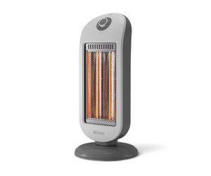 Olimpia Splendid Carbon Twist, Estufa de infrarrojos con fibra de carbono, hasta 1200W, calefacción ecológica, sistema antivuelco, base oscilante y asa práctica