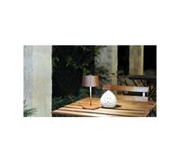 Olivia pro mini lámpara de mesa LED azul capri, recargable y regulable