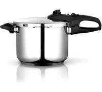 Fagor Olla a presión Duo 6 - 6 L, inducción, Express Super Rápida, acero inoxidable 18/10, plata