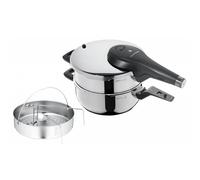 Olla a presión PERFECT PREMIUM 4,5 l + 3 l + vaporera, juego de 3 piezas, acero inoxidable, WMF
