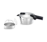 Olla a presión VITAQUICK PREMIUM 3,5 l, con inserto para vapor, acero inoxidable, Fissler