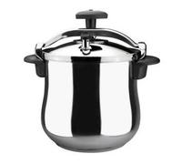 Olla Acero inoxidable 18/10 10L, 8 y 10 L Olla a Presión MAGEFESA STAR BOMBEADA | Adecuado para Todo tipo de fuegos, incluida inducción, 01OPSTABO10, Inox Medium