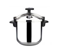 Magefesa Star Recta - Olla Express Tradicional 14L, Acero Inoxidable 18/10, para Todo Tipo de Cocinas, Inducción, 3 Sistemas de Seguridad