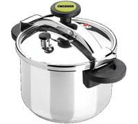 Olla Acero inoxidable 18/10 19cm 8L Olla a presión Monix M530003 | Adecuado para Cocina a presión y uso como olla convencional, Inox Medium