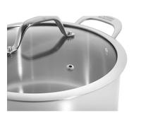 Olla ALLROUND acero inoxidable | Apta inducción y horno | Asas frías | Cocina fácil y segura