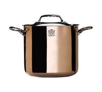 Olla alta de cobre para inducción Ø 20 cm Prima Matera con tapa para cazo de acero inoxidable de Buyer