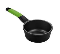 Olla Aluminio fundido 18cm 2,5L Cazo BRA A403818 | Adecuado para Todo tipo de cocinas, Gas, todos los fuegos incluida inducción, todos los fuegos incluida inducción, Negro Medium