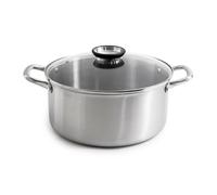 Olla BlackSteel de 28 cm Triplex con Tapa