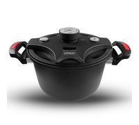 Olla cocción lenta a 105ºC constantes, con cinco litros de capacidad y 28 cm de diámetro. 5 copas de recubrimiento anti adherente, Cierre estanco de seguridad. Gourmet Tools de XSQUO Useful Tech