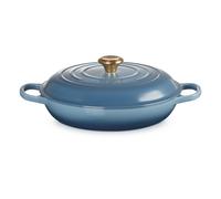 Le Creuset Cacerola baja de hierro fundido, 30 cm, 3, 5 L, Chambray, 21180304344441