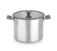 Olla con tapa BRA cristal Steel gris 22 a703954