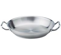 Olla de acero inoxidable Agnelli, modelo 18/10, con dos asas, de 24 cm