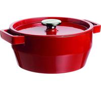 Olla de cocción lenta Pyrex Vitri, de 3,6 litros, en color rojo