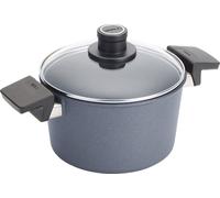 Olla de cocción Woll Diamond LITE 124DPIL de 24 cm y 5 litros, con tapa, fabricada en hierro fundido/aluminio fundido, apta para cocinas de inducción, con revestimiento antiadherente