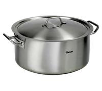 Olla de cocina Bartscher de 25 litros con tapa, dimensiones: 4,3 x 4,3 x 2,75 cm; código de producto: 100440