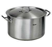 Olla de cocina Bartscher de 30 litros con tapa, dimensiones: 4,3 x 4,3 x 3,25 cm; código de producto: 100445