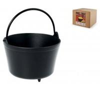 Olla de hierro esmaltado ILSA, modelo Paiolo, de 28 cm de diámetro, con asa en forma de arco