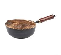 Olla de hierro martillado para cocinas domésticas y preparación de alimentos infantiles con hierro natural y absorción eficiente del calor (20 ollas revueltas)