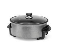 Olla eléctrica Orbegozo PZ 3090, 30 cm, 1500W, capacidad 5 Litros, Tapa de cristal con asa y válvula de seguridad