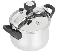 Olla Express JATA Hogar 4/8/12L | Acero Inoxidable, 3 Sistemas de Seguridad, Apta Inducción