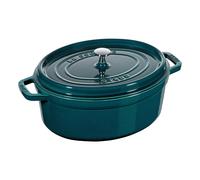 Olla ovalada O 37 cm azul mar Staub