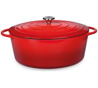 Olla para asar oval de la marca Küchenprofi, 33 cm, color rojo clásico, modelo 402000433, código 4007371070737