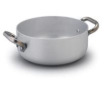Olla profesional Agnelli, de aluminio, modelo ALMA106PI20, con un diámetro de 20 cm, apta para cocinas de inducción