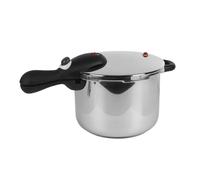 Olla Rápida a Presión Modelo Módena | Acero Premium 18/10 con Interior Antiadherente | Indicador de Presión de 3 Niveles | Fondo Termodifusor Especial Inducción | Diámetro Ø 22 cm | Disponible en 3 Ca